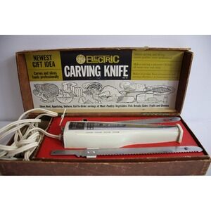 Vintage GE Electric Carving Knife Slicer w/ Original Box Home Kitchen